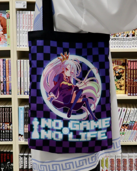 Сумка шоппер No Game No Life 01 габардин 32х42см - фото 2